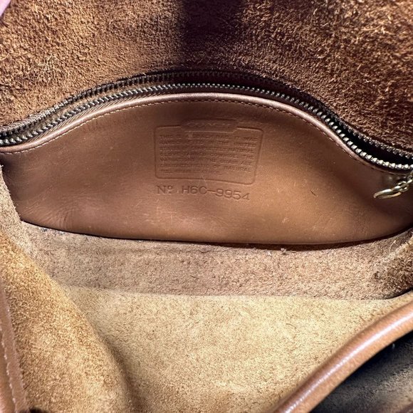 Coach Vintage Prairie Bag 9954 Crossbody Shoulder Bag in British Tan Leather - Picture 15 of 16